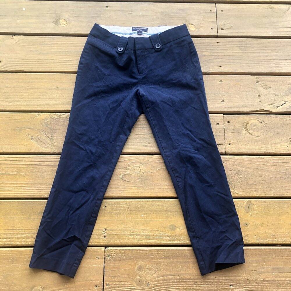 Navy Blue Banana Republic Martin Slacks